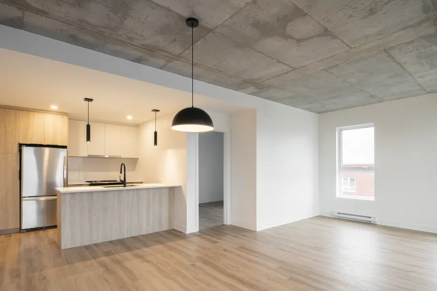Open living space in a Solaris apartment